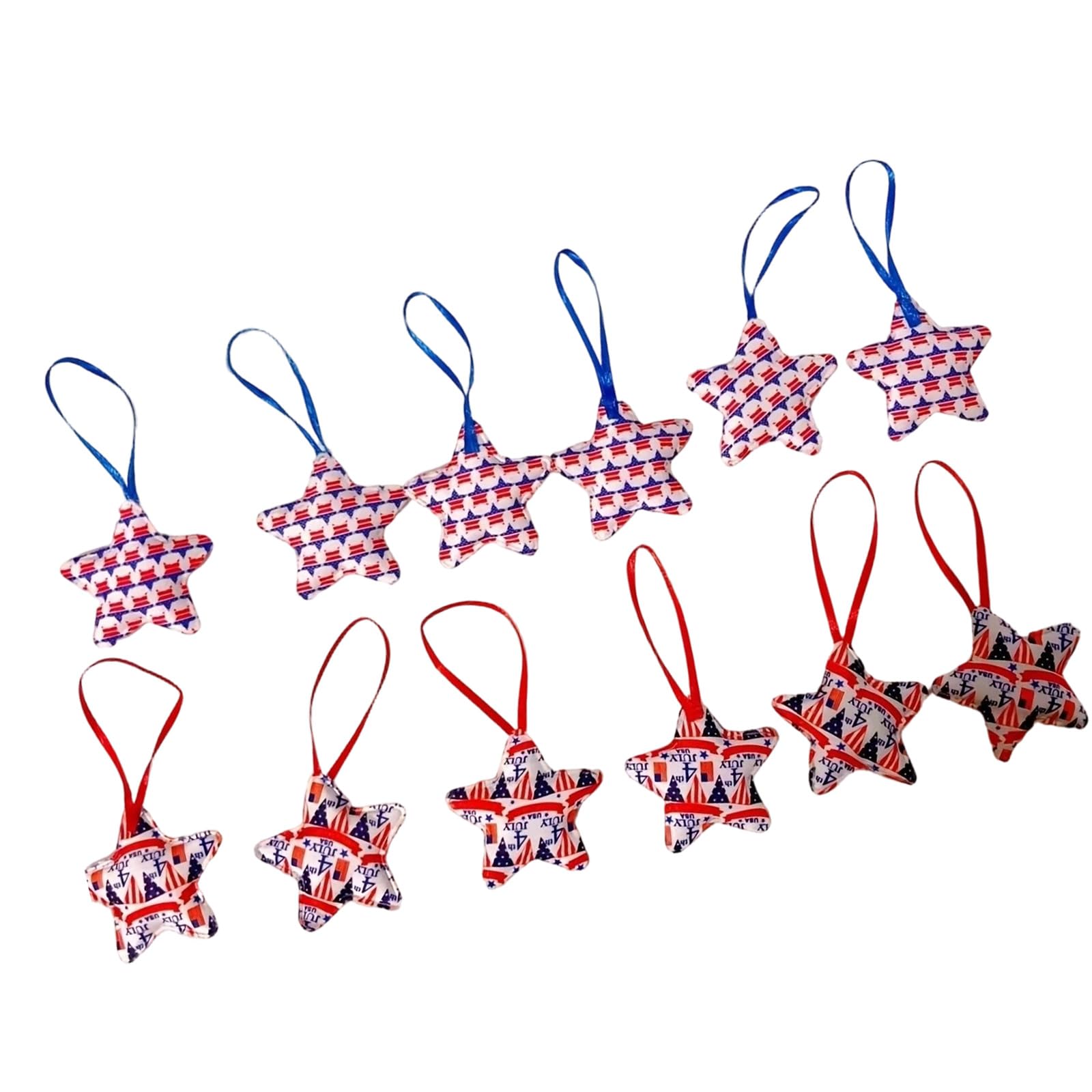 Patriotic Hanging Ornament 4Th of July Independence Day Tree Ornament for Holiday Wedding Veterans Days Tree Decorations Patriotic Hanging Decorations for