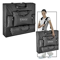 Vista 8 de Master Massage Galaxy Therma - Cama de pestañas superior de 30 pulgadas, 2 pliegues con funda de transporte, altura de mesa de spa ajustable