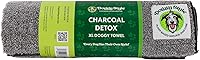 DoggyStyle Activated Charcoal XL Dog Towel 30x56in - Quick-Dry, Dirt-Lifting, Reusable for Large Dogs Bath Grooming