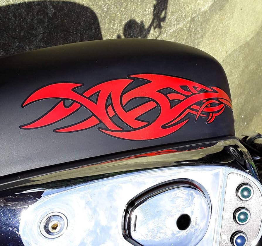 DEEP SQUAD ステッカー Amazon.com - Tribal Tank Decals Stickers - Silver - for