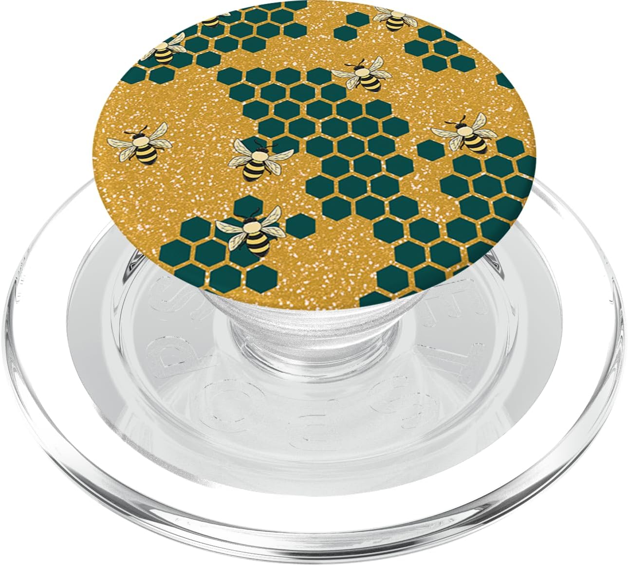 Bees On Bee Hive Honeycomb Beekeeping Beekeeper Apiarist PopSockets PopGrip for MagSafe