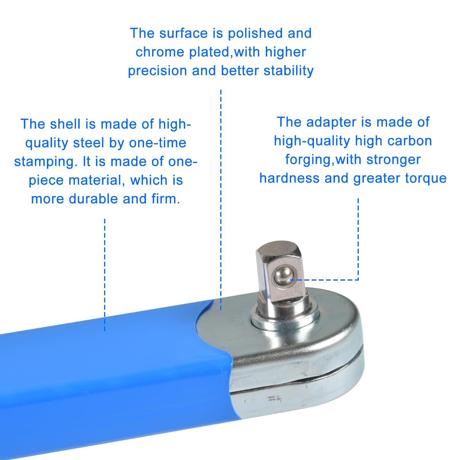 Clé D'extension Décalée Avec 4 Adaptateurs Et Adaptateur De Perceuse électrique De 1/2 Pouces