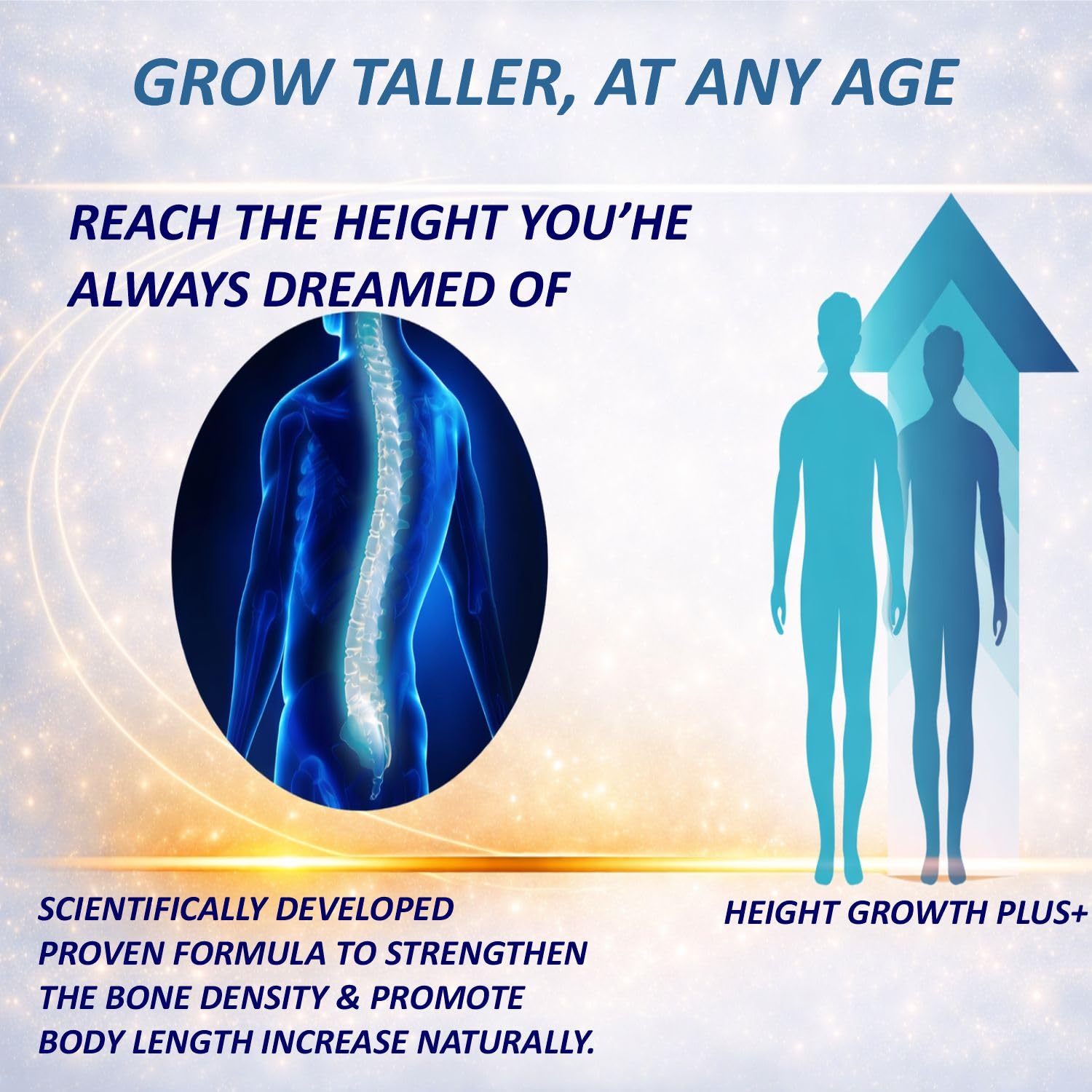 Height Growth Plus | Height Growth Powder | confidence level increaser | nutrition Powder For Boys, Girls, Teen & Adults| Having Vitamin D, K, Calcium, Ashwagandha | Bone & Density | Chocolate Flavour — Amazon image 4