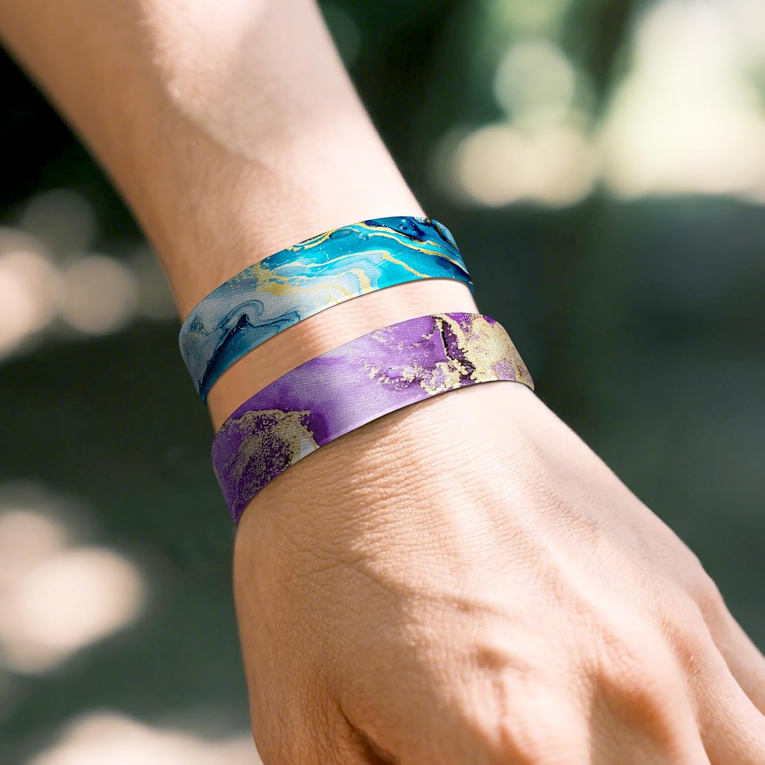 4 Pcs Surfer Beach Bracelets for Men Women Inspirational Elastic Comfy Summer Reversible Wristband Gifts Friendship Bracelets image 4
