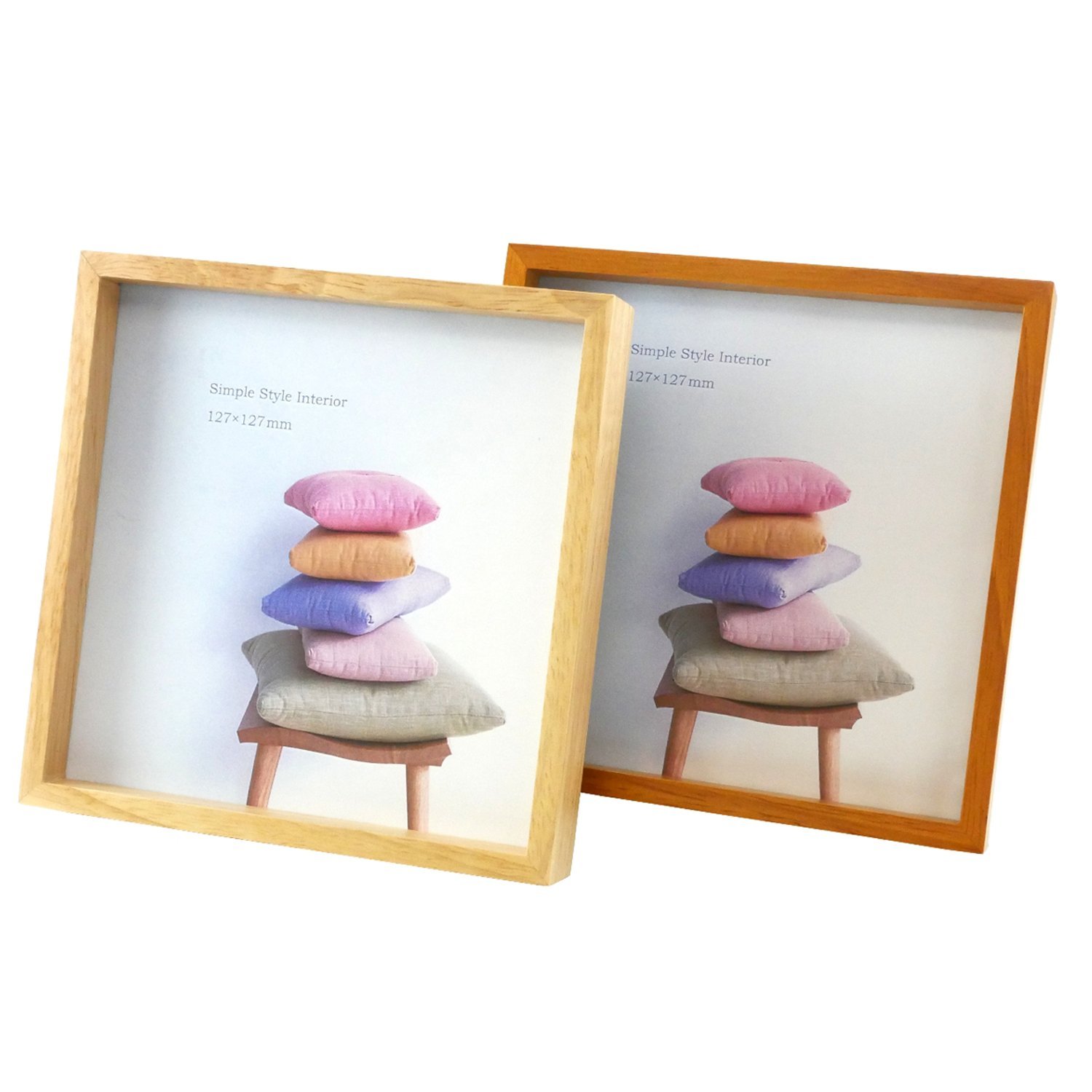 マニー　木製フォトフレーム&ミラーセット マニー 木製フォトフレーム&ミラーセット