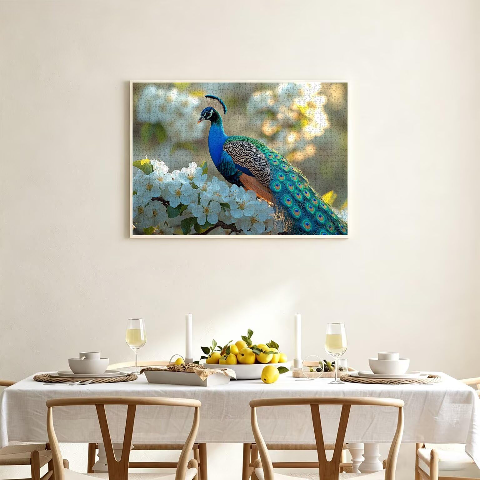 Puzzle dla dorosłych 2000, kwiat paw, 99 x 70 cm, n-272