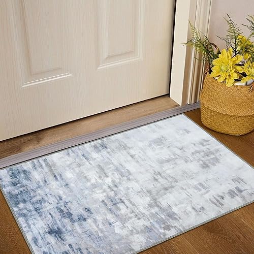 Miniatura 7 de Tapete para puerta delantera para interiores, tapete antideslizante de 24 x 36 pulgadas, tapete pequeño lavable para dormitorio, cocina, baño,