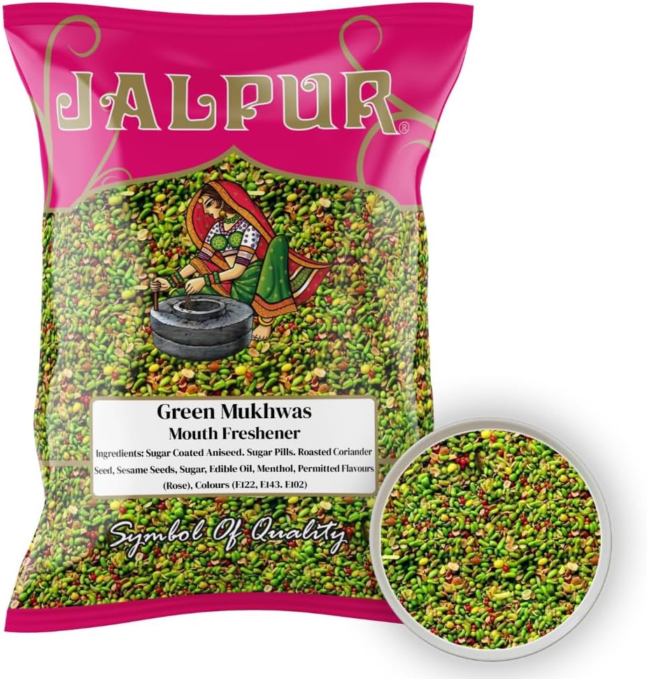 Jalpur - Green Mukhwas (Indian Mouth Freshener) - 500g