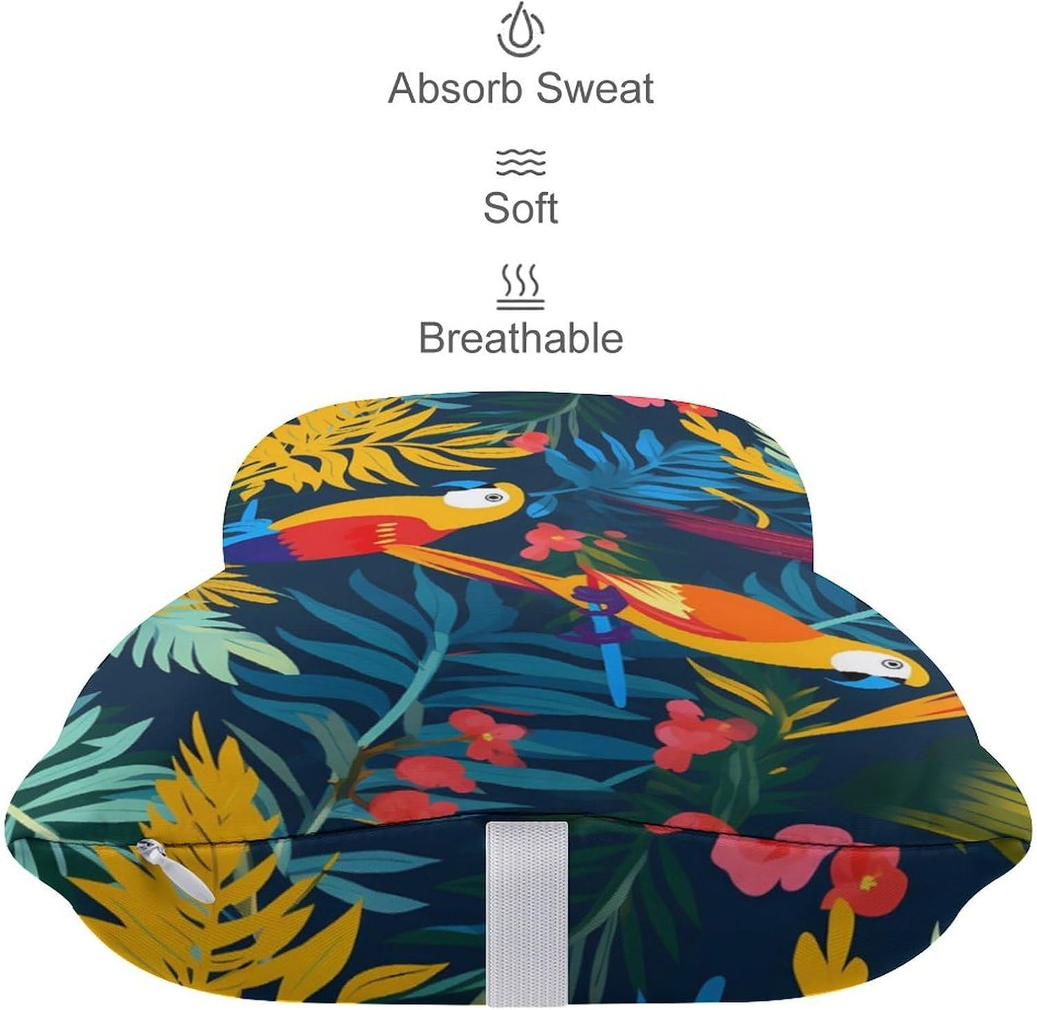 Parrot Bird 2 Pack Car Neck Pillow Car Headrest Soft Car Pillow for Most Cars