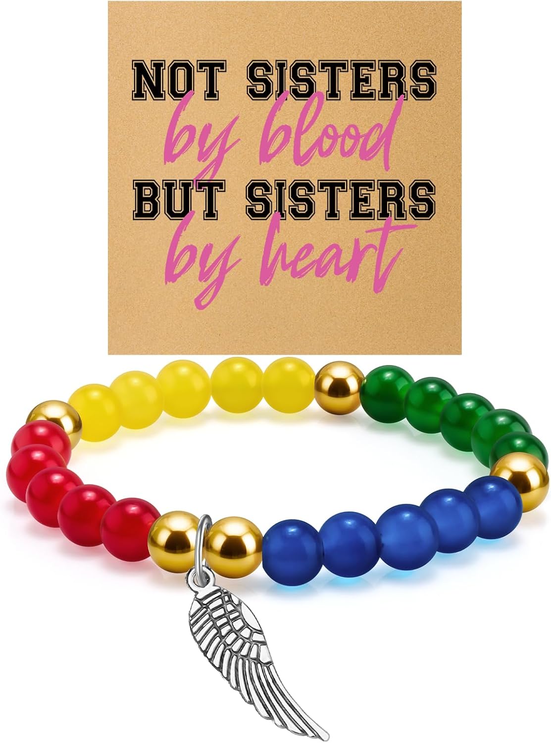 Best Friend Bracelet for Women Bestie Soul Sister Birthday Jewelry Friendship Bracelet for Women Work Bestie Sister Birthday Gifts Friends Sentimental Gifts Christmas Graduation Gift for Female