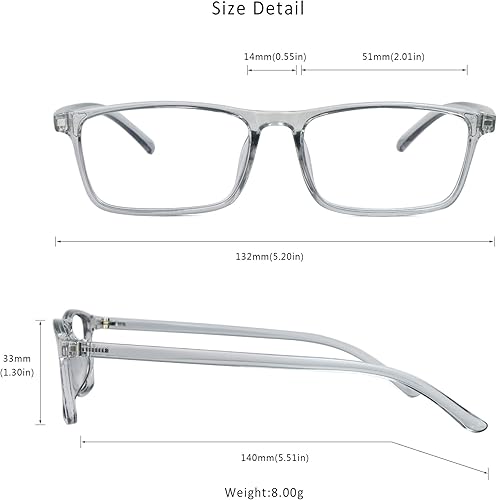 Miniatura 6 de LifeArt - Gafas de bloqueo de luz azul, antifatiga de ojos, gafas de lectura de computadora, gafas de juego, gafas de televisión para mujeres y