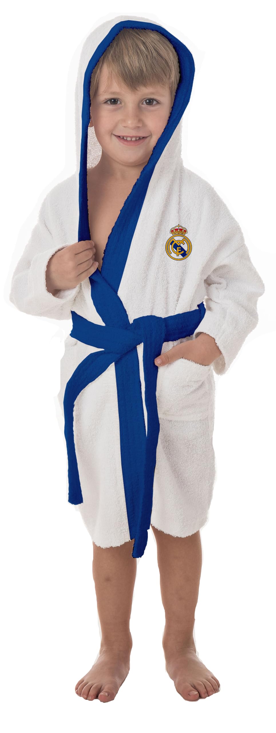 Albornoz infantil Real Madrid Talla 10/12 años con capucha