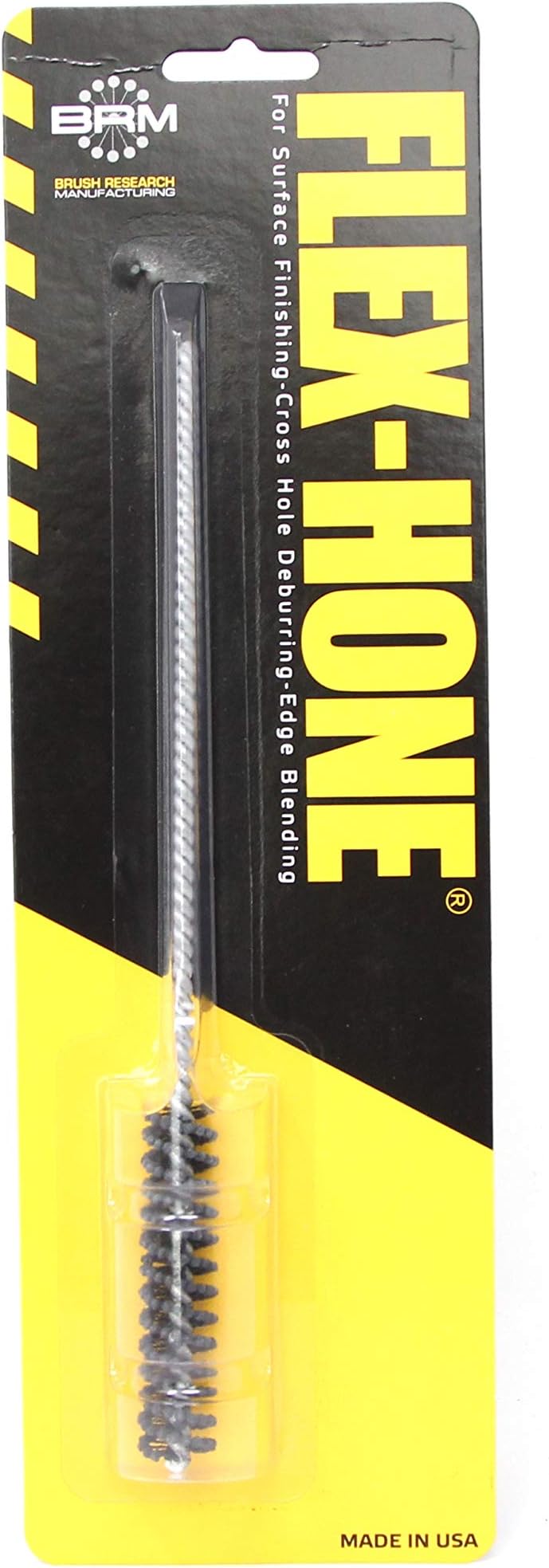 Brush Research CHC10M32 Chamfer FLEX-HONE®, 0.394" (10mm) Diameter, 0.031"-0.050" Chamfer, 320 Grit, Silicon Carbide Abrasive (Pack of 1)