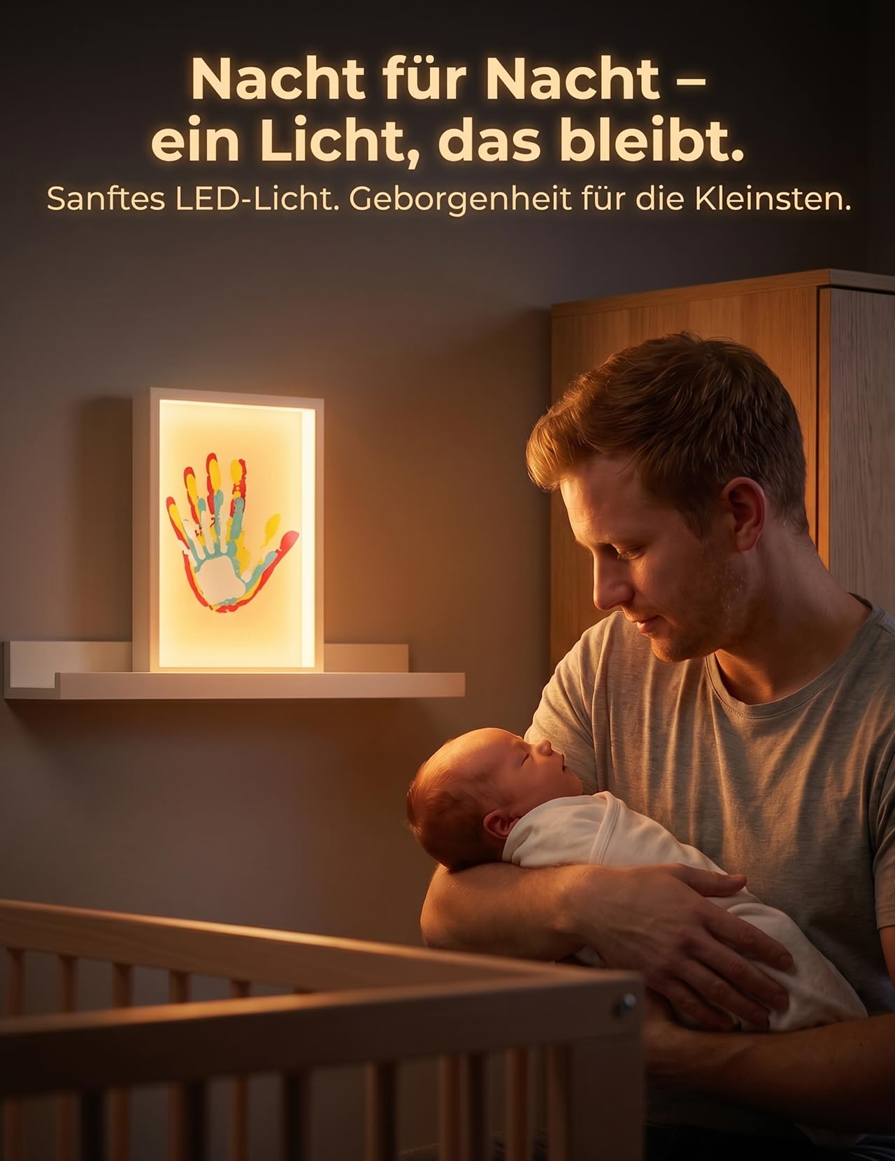 Fuerdich Set di impronte per la famiglia, fai da te con bambini (bianco)