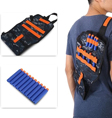 Miniatura 4 de Pistola de juguete con cinturón ajustable, bolsa de almacenamiento para armas, pistola de juguete para cinturón de tiro al objetivo, kit de clip de