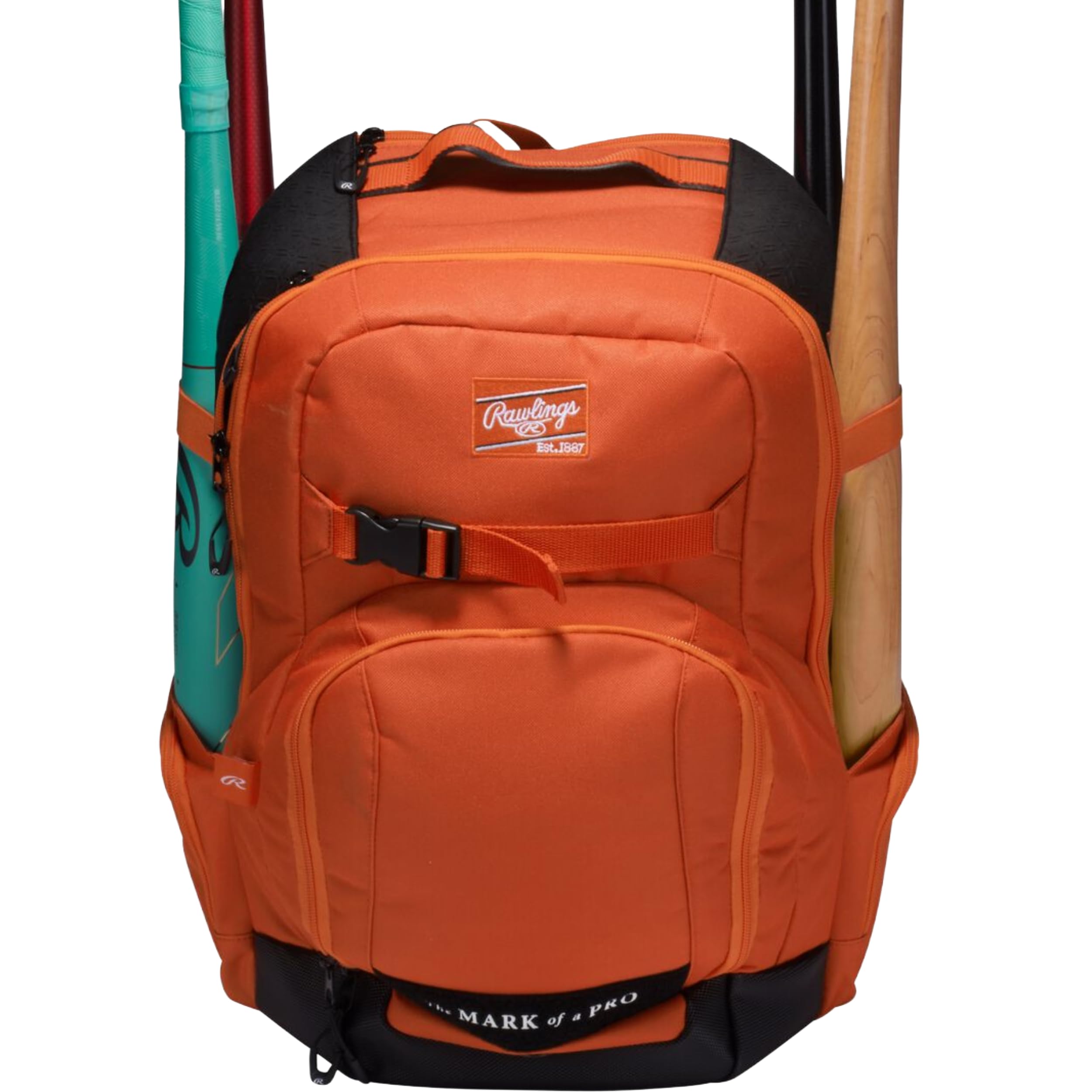Sac à Dos Rawlings R400 – Baseball Softball – Noir Avec Compartiments