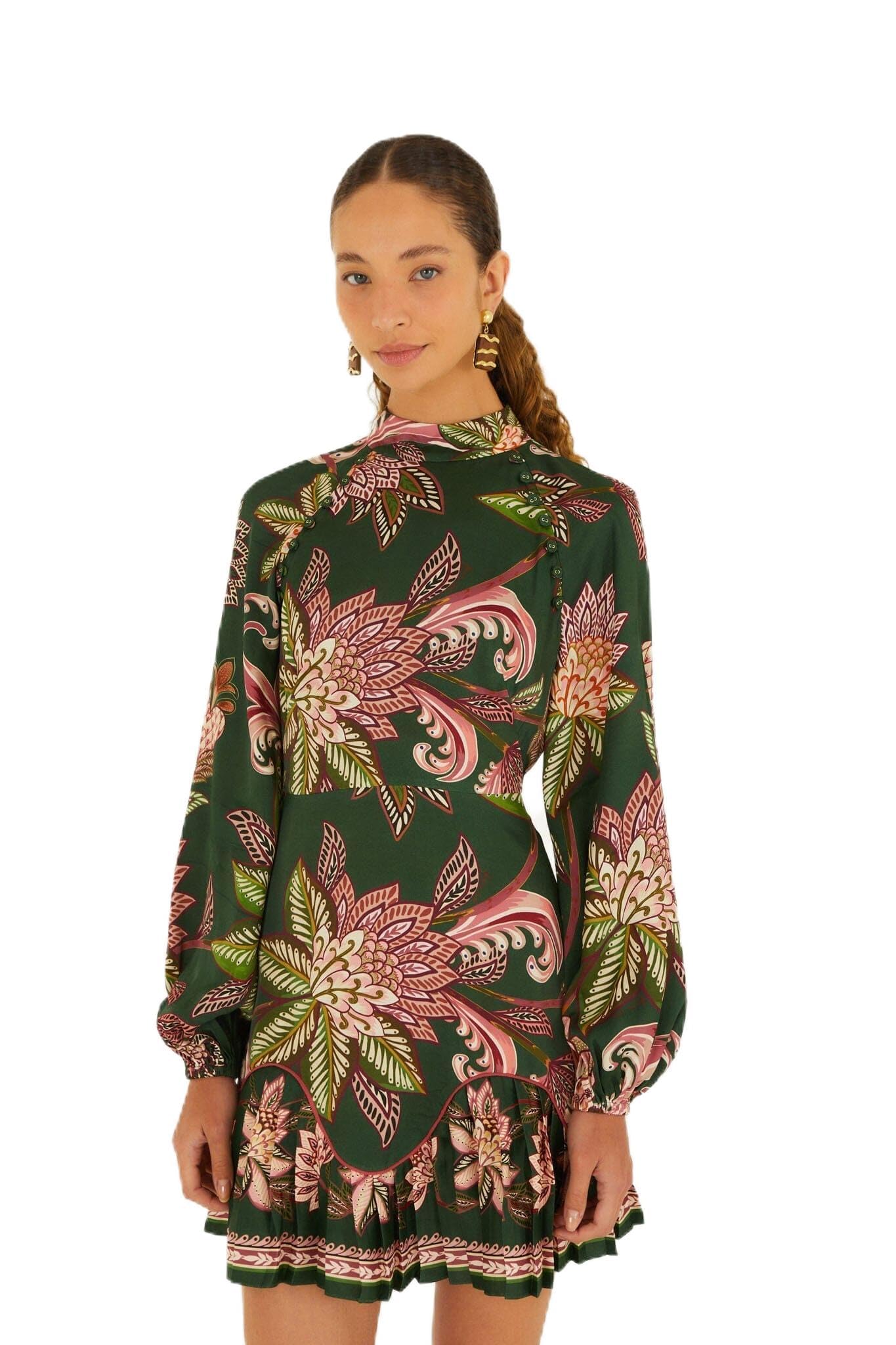Arabesque Paradise Floral Mini Dress