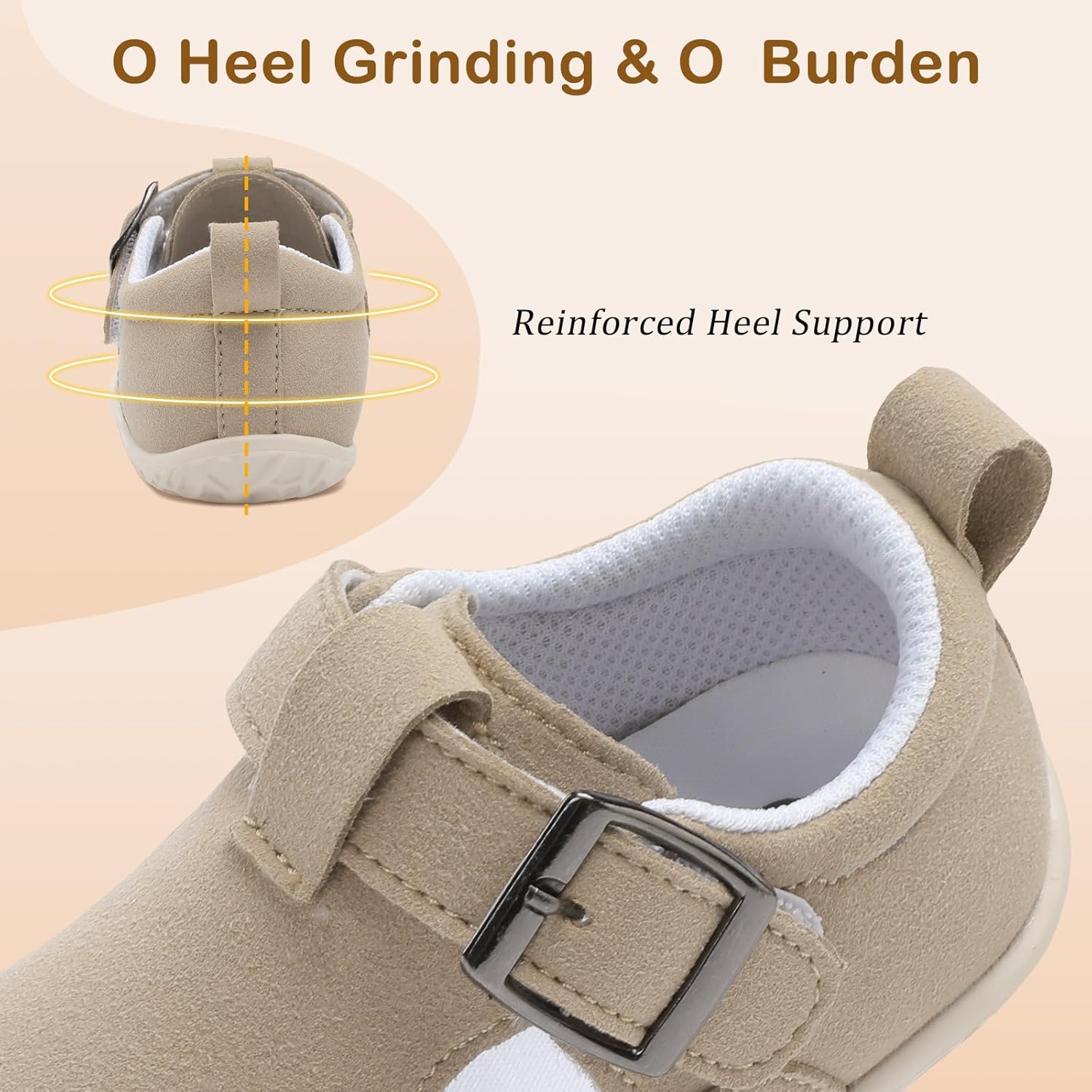 JOINFREE Toddler Shoes Girls Boys Lightweight Dress Shoes Wide Barefoot Flats Fashion School Shoe Kids Fall Walking Sneakers - Image 6