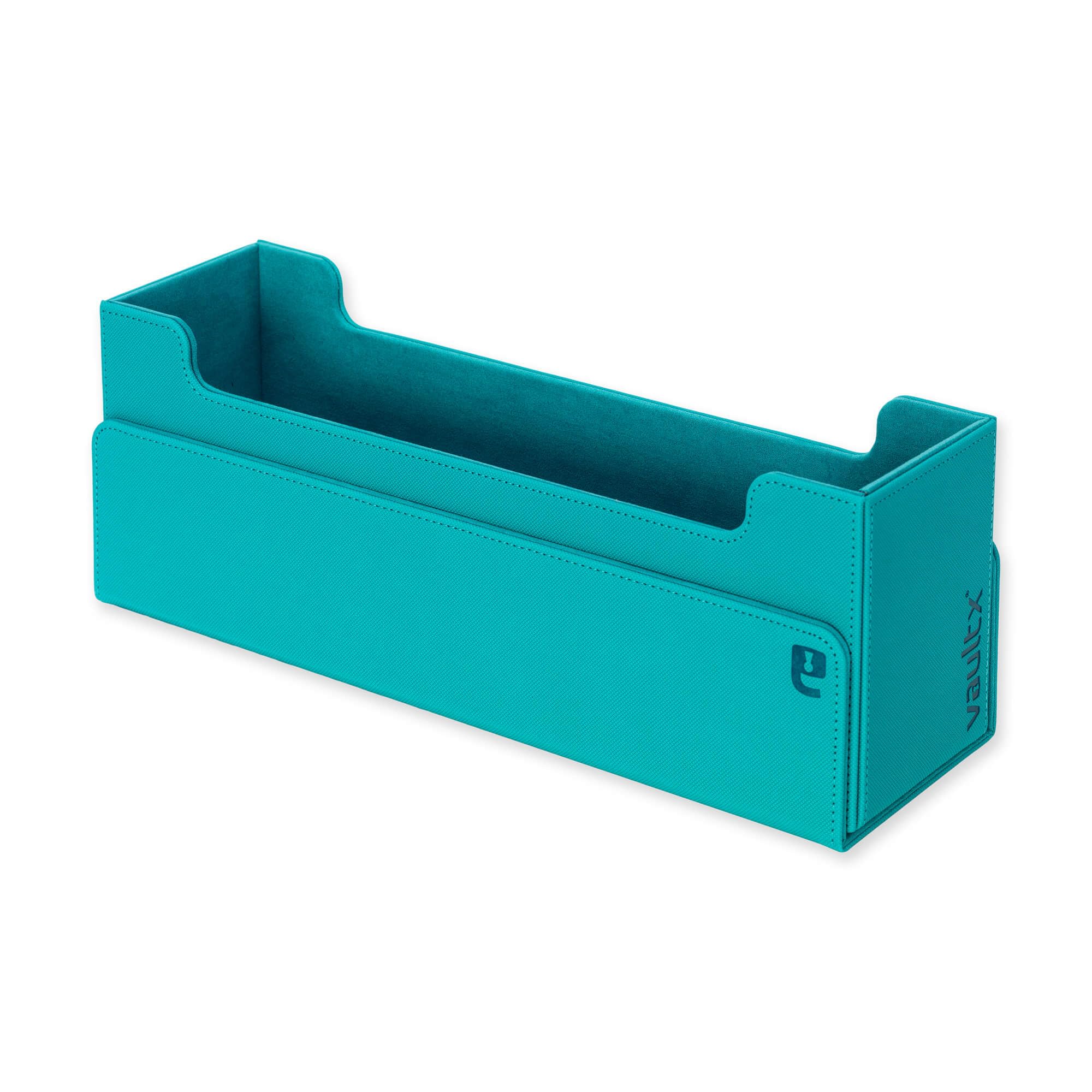 Vault X Scatola di Stoccaggio per Carte da Collezione, Materiale Exo-Tec, Coperchio Magnetico, Divisori e Imbottiture in Schiuma, Per Organizzare Deck Box, Toploader, Carte con Bustine, (Verde acqua)