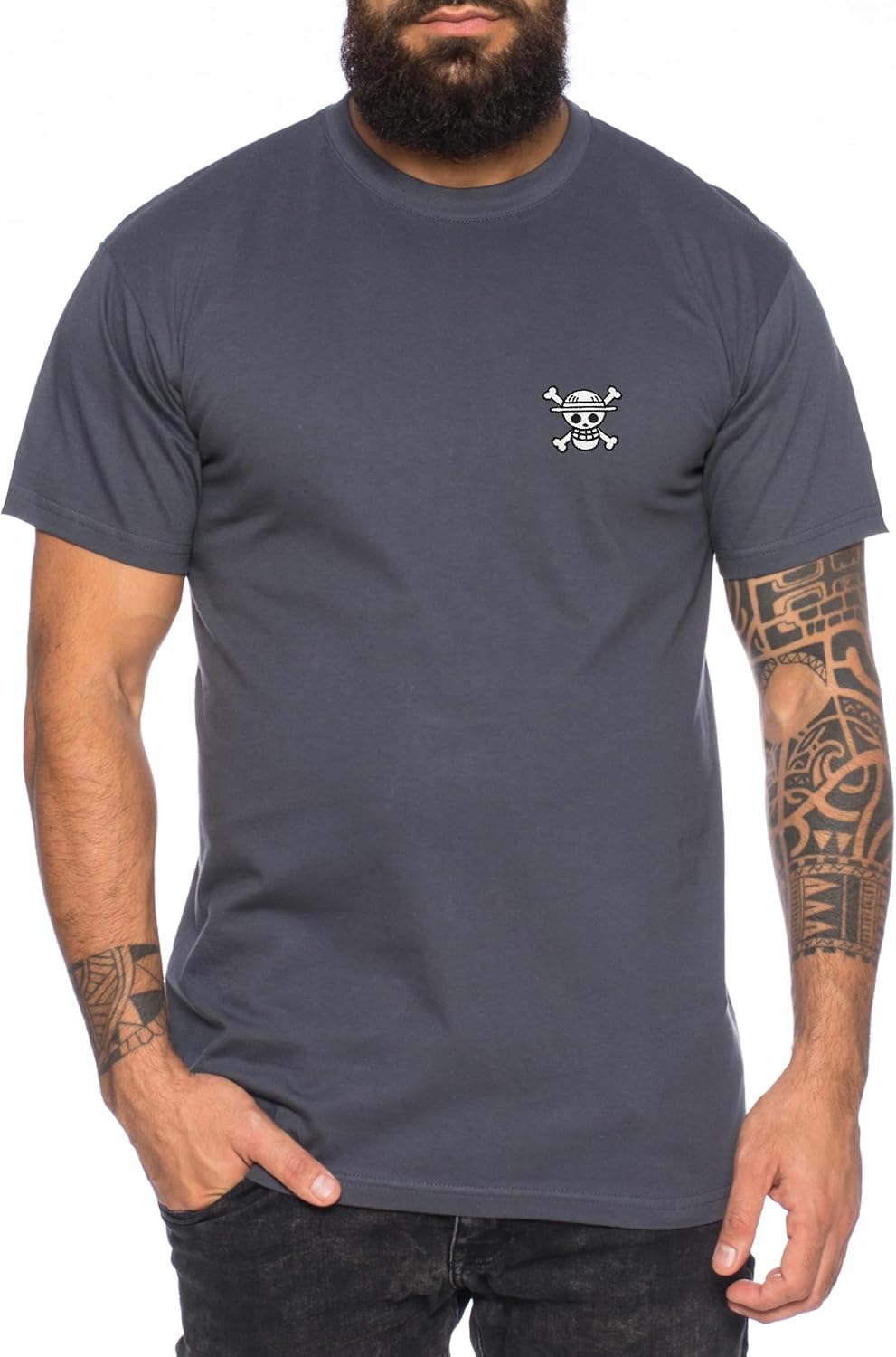 Playera Hombre One Piece Manga Piratas Paja Monkey D. Luffy | Meses Sin