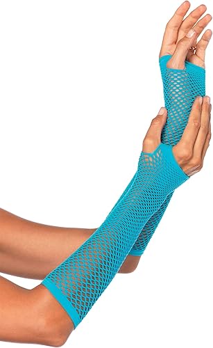 Leg Avenue womens Triangle Net Fingerless Gloves Exotic Apparel Accessory