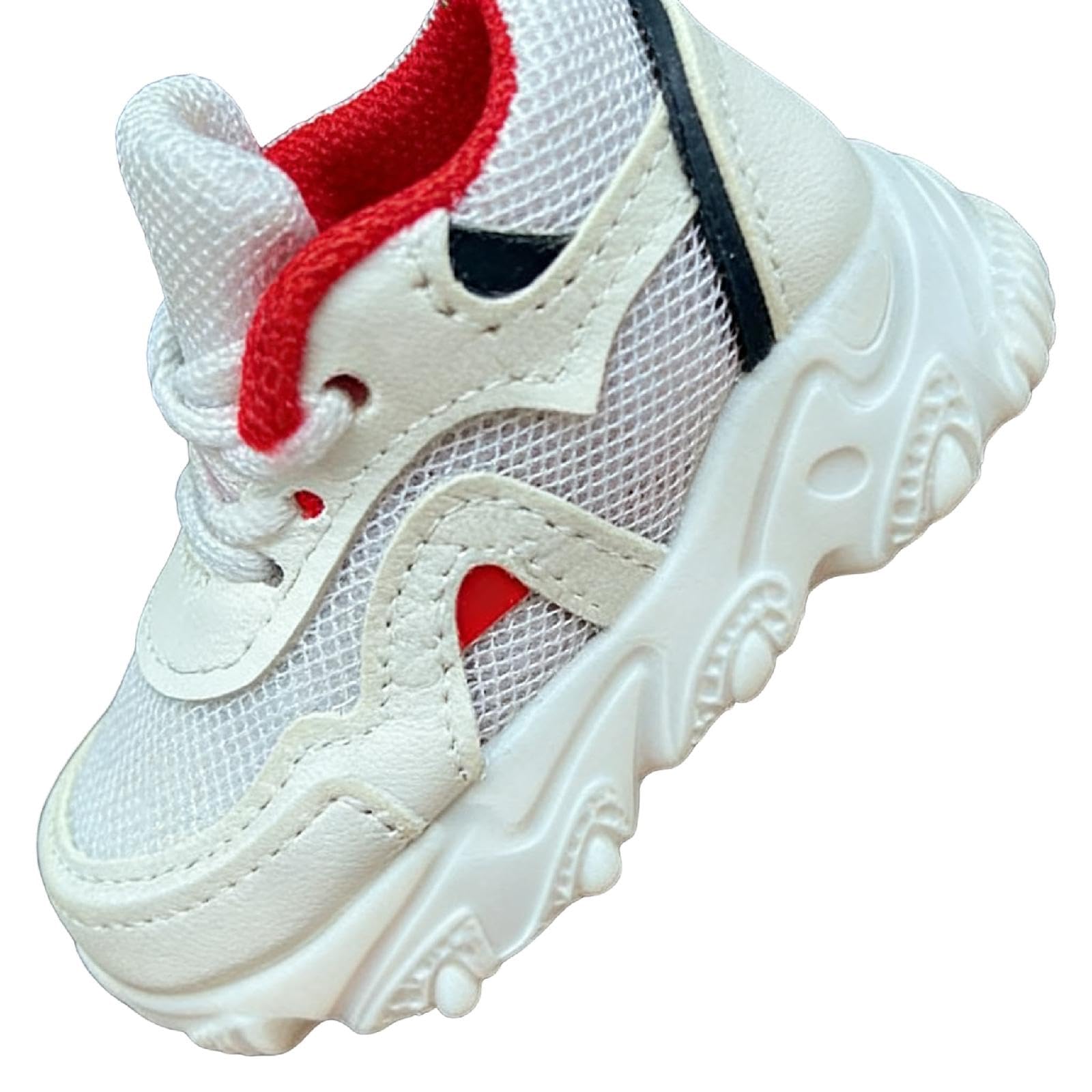 Zapatillas Deportivas para Mujer, Zapatos de Muñeca en Miniatura a Escala 1/3, Accesorios de Moda, Figuras de Acción, Decoración, Tejido Deportivo Ori, Ribete Rojo