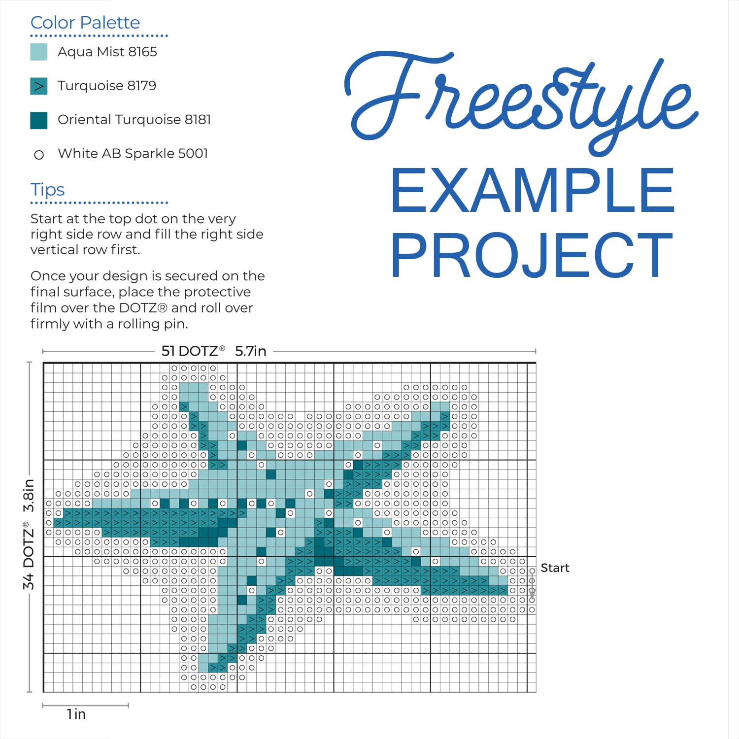 Diamond Dotz Fabric Roll Plain Without Adhesive 12x39 - Diamond Painting Canvas, Art Paper, Craft Supplies for Diamond Art Projects and DIY Crafts - Image 6