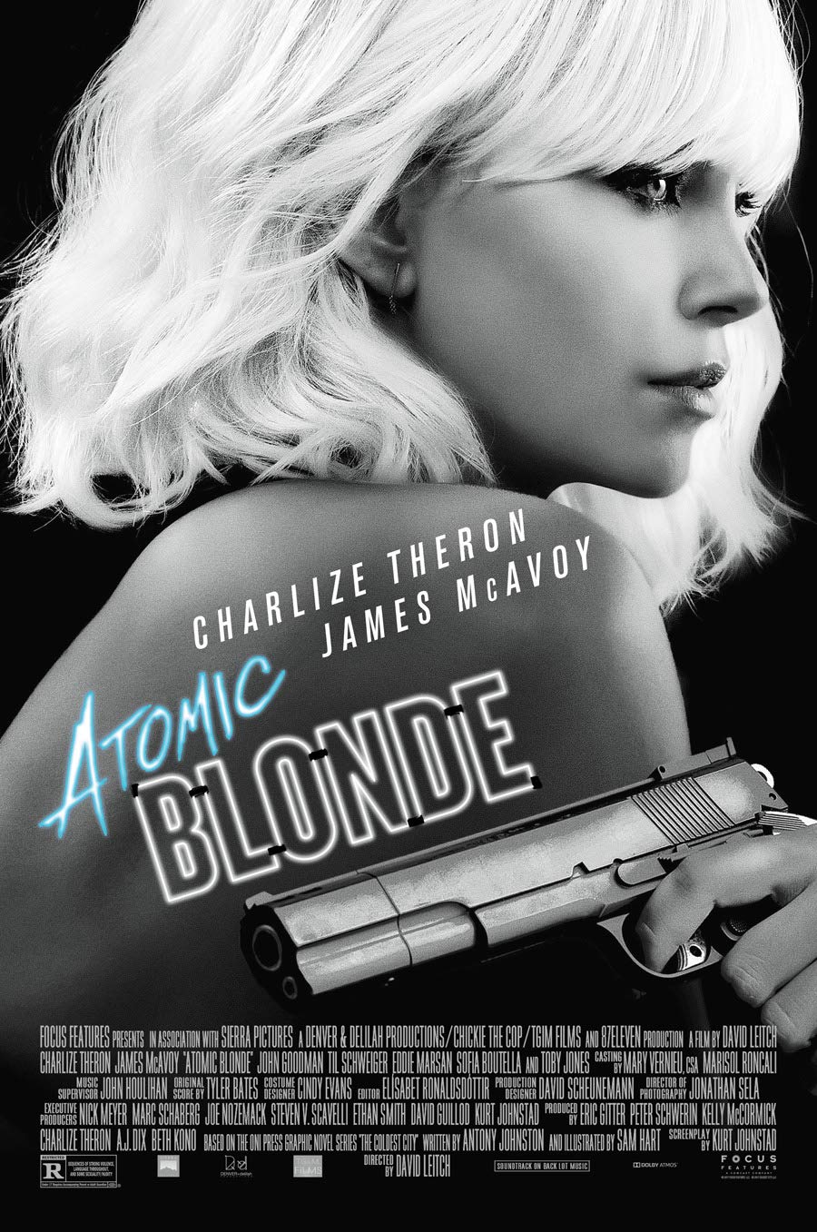 Amazon.com: Movie Poster ATOMIC BLONDE 2 Sided ORIGINAL Ver B 27x40  CHARLIZE THERON: Posters & Prints