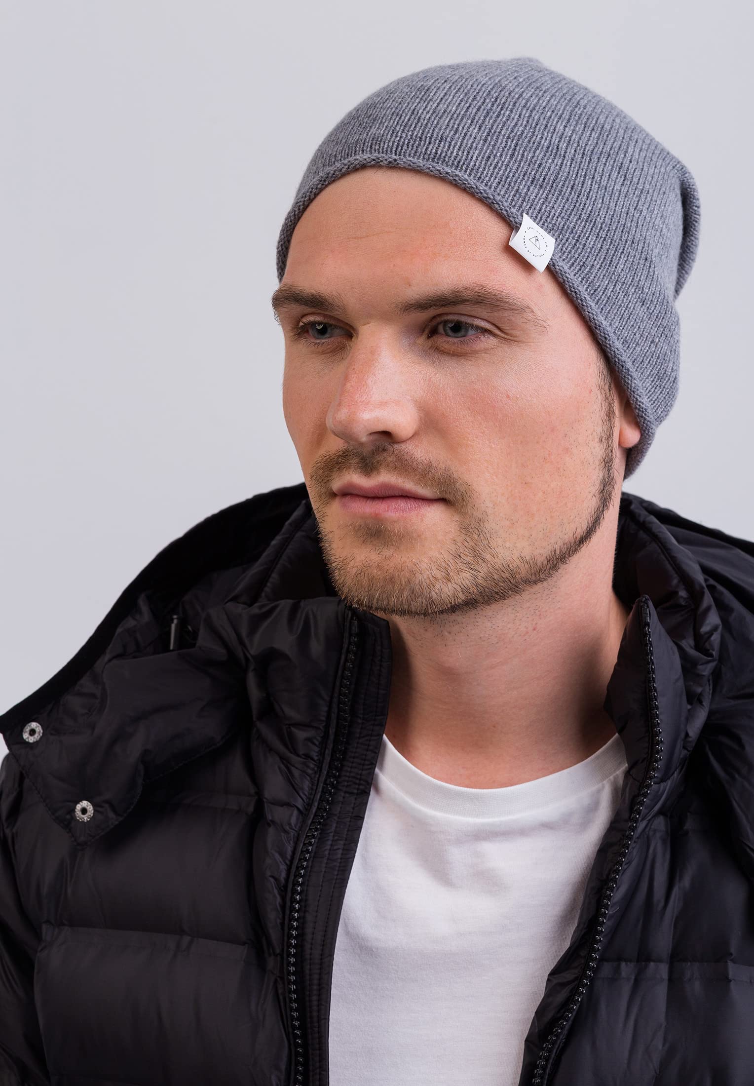 100% kaszmirowa czapka beanie, czapka z dzianiny dla kobiet i młodzieży