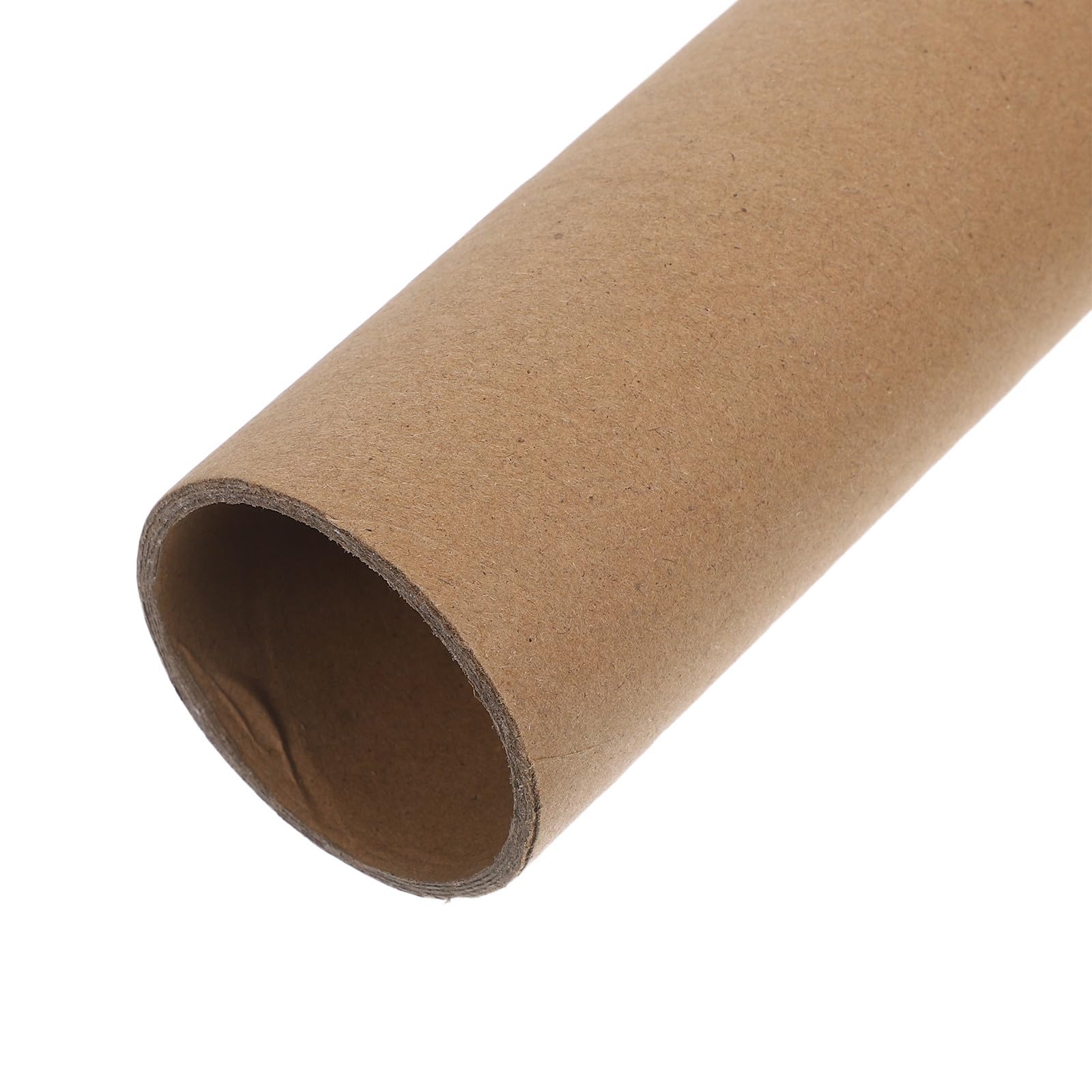 KALLORY Runde Versandhülsen Langlebige Papierrollen aus Kraftpapier mit Deckel 10 Stück Posterrohre für Sichere Aufbewahrung von Zeichnungen und Angelruten