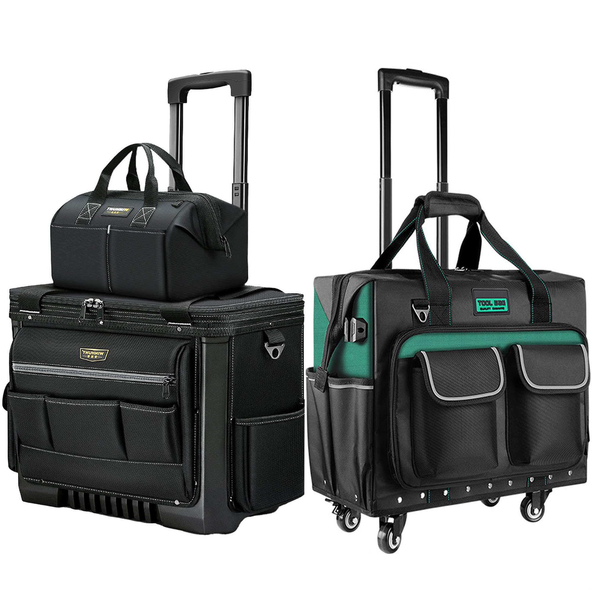 Rolling Tool Bag with Two Wheels Rolling Tool Bag with Four Wheels
