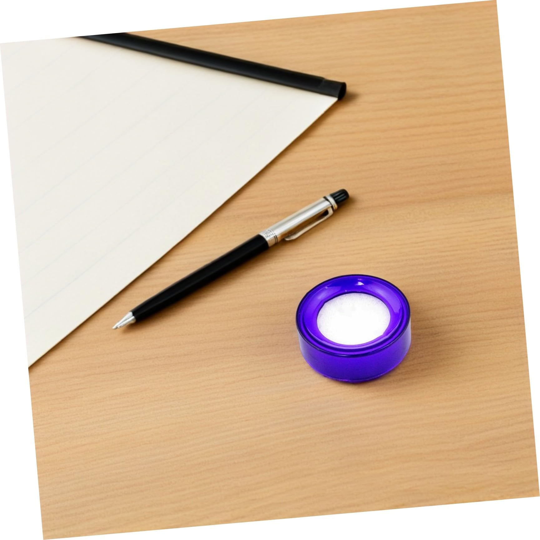 Umidificatore per Dito Spugna Rotonda in Plastica 6 Pezzi per Bagnare Rapidamente la Punta delle Dita