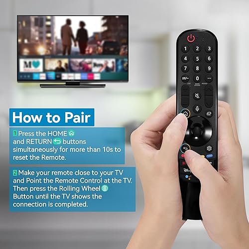 Miniatura 6 de Mando a distancia Magic de repuesto para televisores LG-AN-MR22GA MR23GA 2017-2023 LG UHD Old ONED NanoCell 4K 8K con función de voz y punto (1