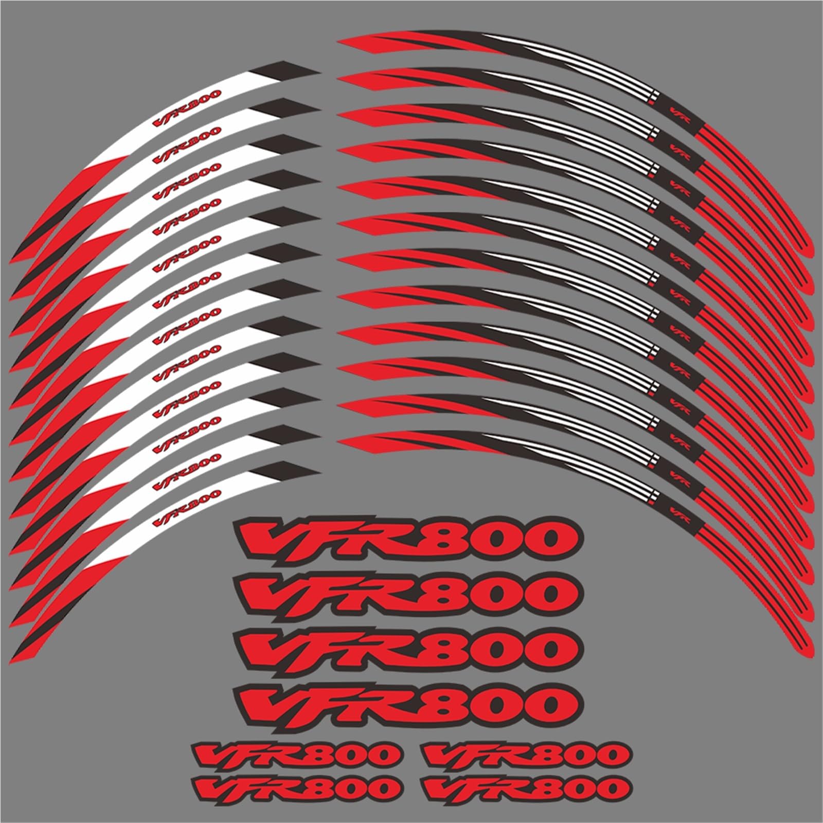 Motorcycle Wheel Sticker Rim Tape Waterproof Decal for VFR 800X 800 X VFR800X Crossrunner Accessories