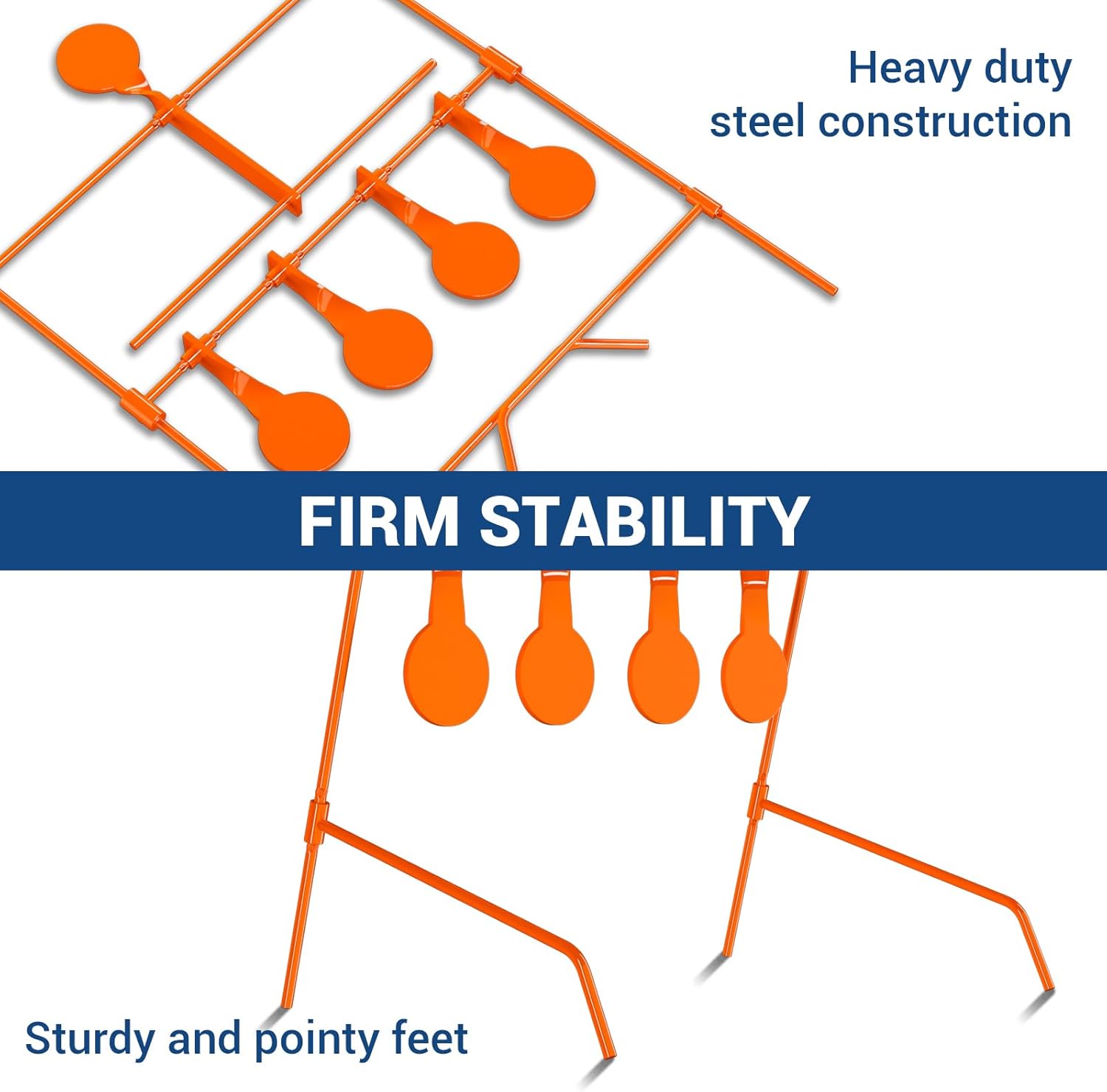 Highwild Resetting Target and Dueling Tree Target for .22 Rimfire- Ground-Insertable