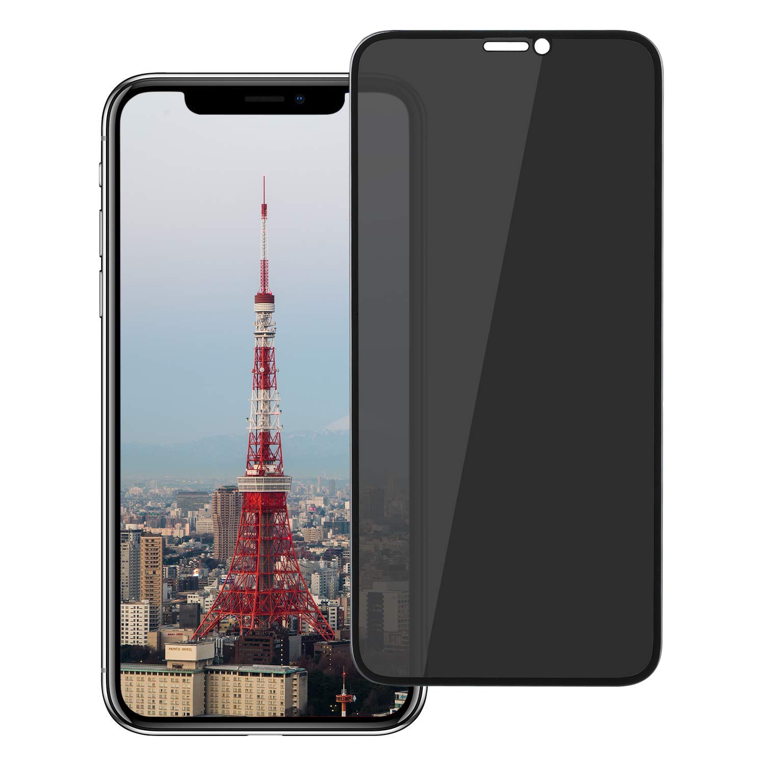 Amazon | 【覗き見防止】 iPhone Xs Max /強化ガラス 覗き見防止液晶