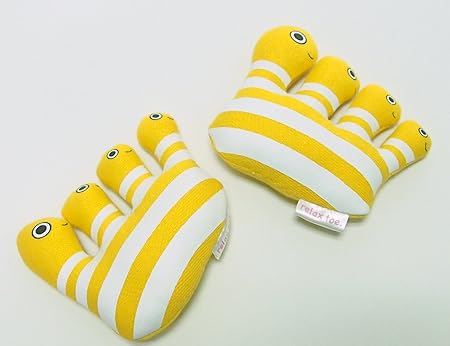Amazon Co Jp 足指リラックスグッズ Relax Toe リラックストゥー アナゴ 足指パッド 黄 ニシキアナゴ ドラッグストア
