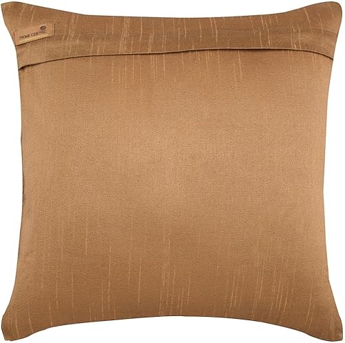 Miniatura 3 de The HomeCentric Funda de almohada dorada para sofá, funda de almohada geométrica moderna, 12 x 12 pulgadas (11.8 x 11.8 in), funda de almohada