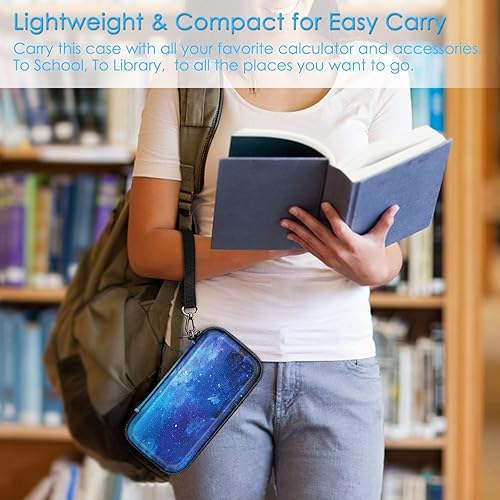 Miniatura 6 de FINTIE Funda de transporte para calculadora gráfica para TI-84 Plus CE, EVA dura caja protectora a prueba de golpes para TI-83 Plus CECasio