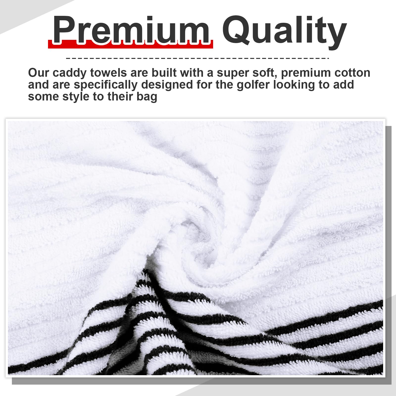 Amazon.co.jp: Mixweer キャディゴルフタオル 22インチ x 42インチ L