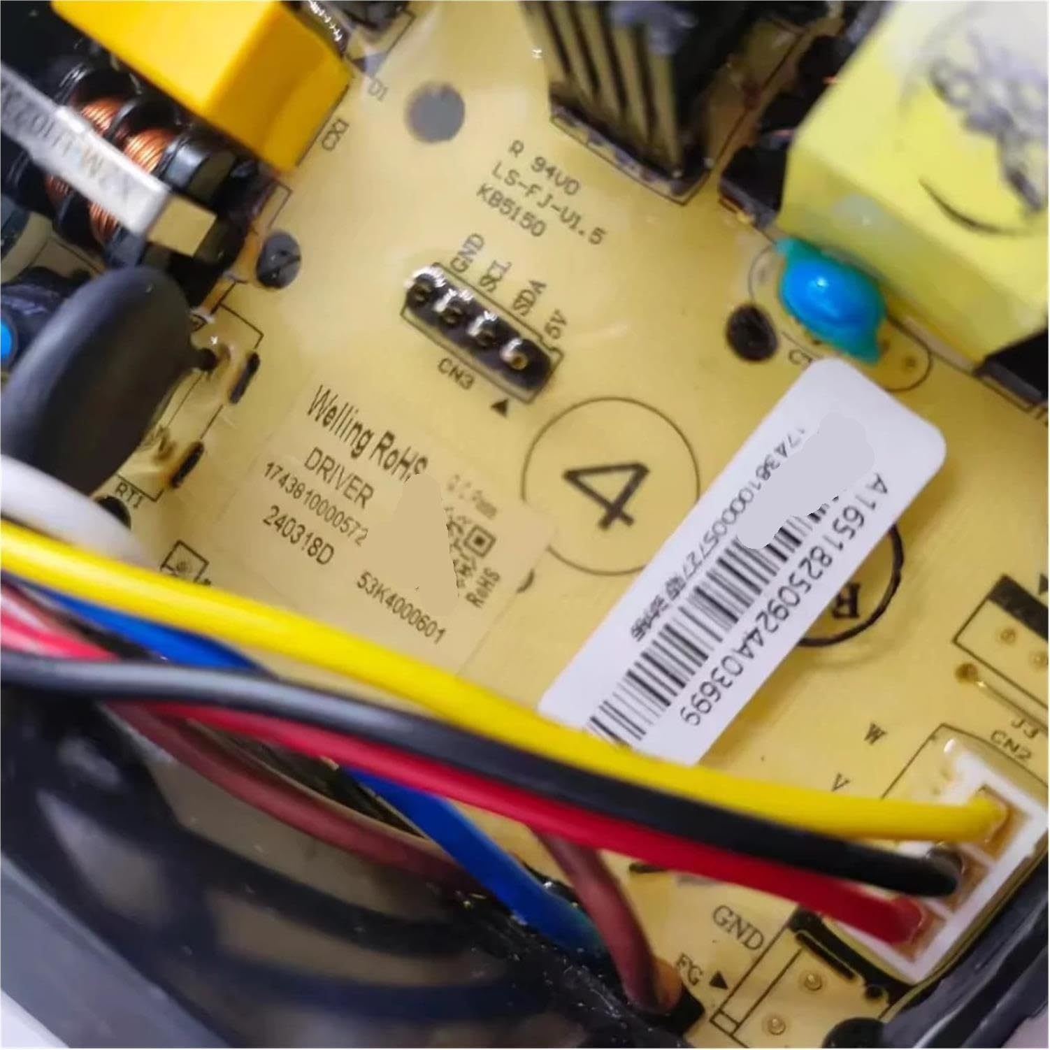 Motor De Variabilidad Del Ventilador De Lavadora Secadora 17438100005727