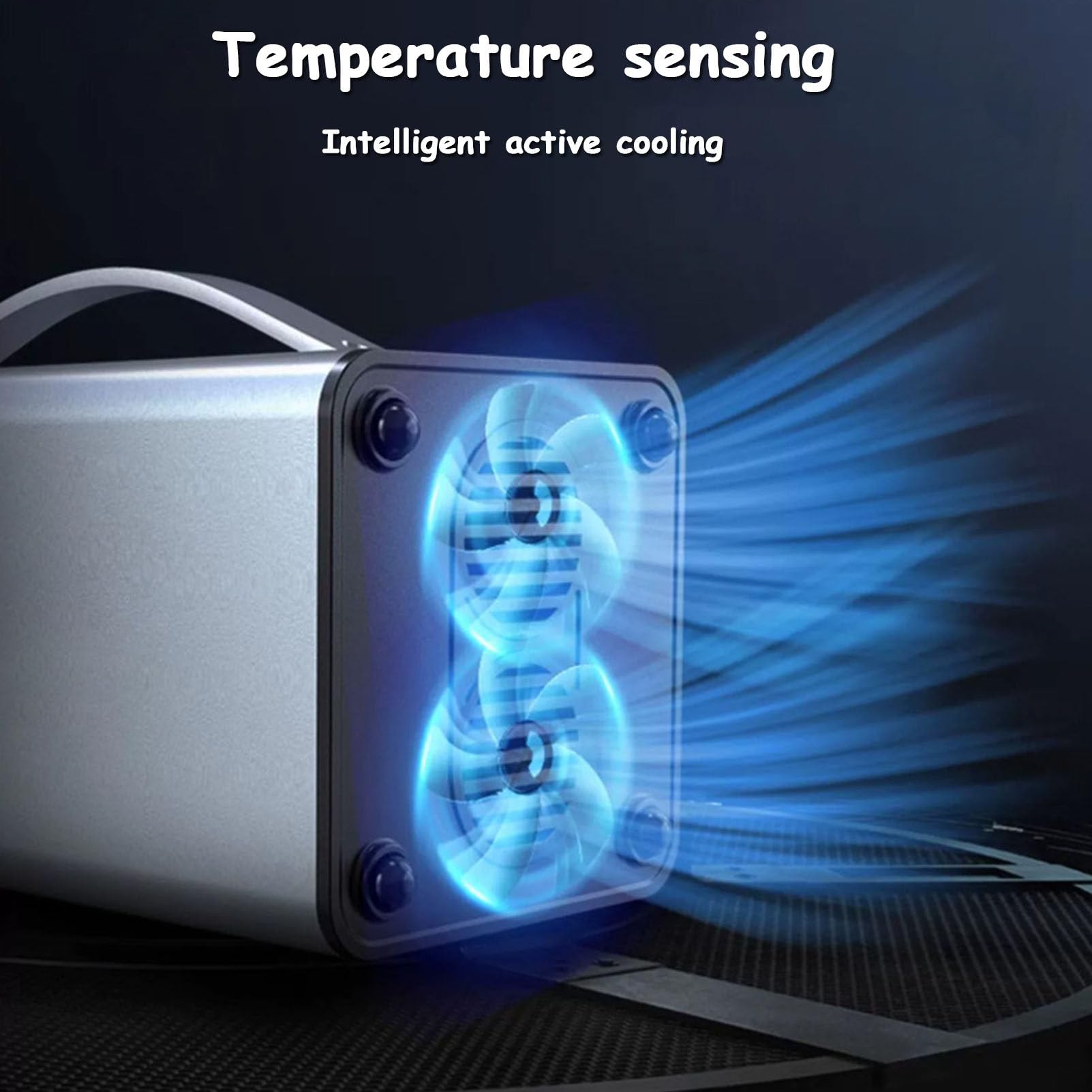 Estación de energía portátil de 300 W, fuente de energía portátil, fuente de alimentación de batería de respaldo de 220 V/90000 mAh con onda sinusoidal pura, generador solar para exteriores,Silver