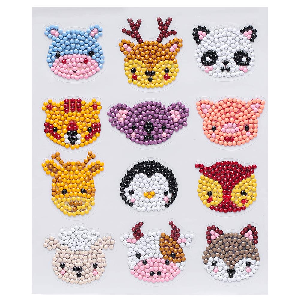 ALINUOYQ 12pcs/Set Children Kids er Craft DIY Cartoon Animal cals