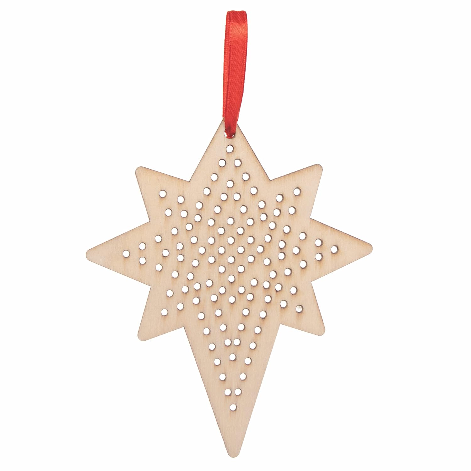 Baker Ross FC210 Nativity Star Wooden Threading Decorations – Pack of 5 ...