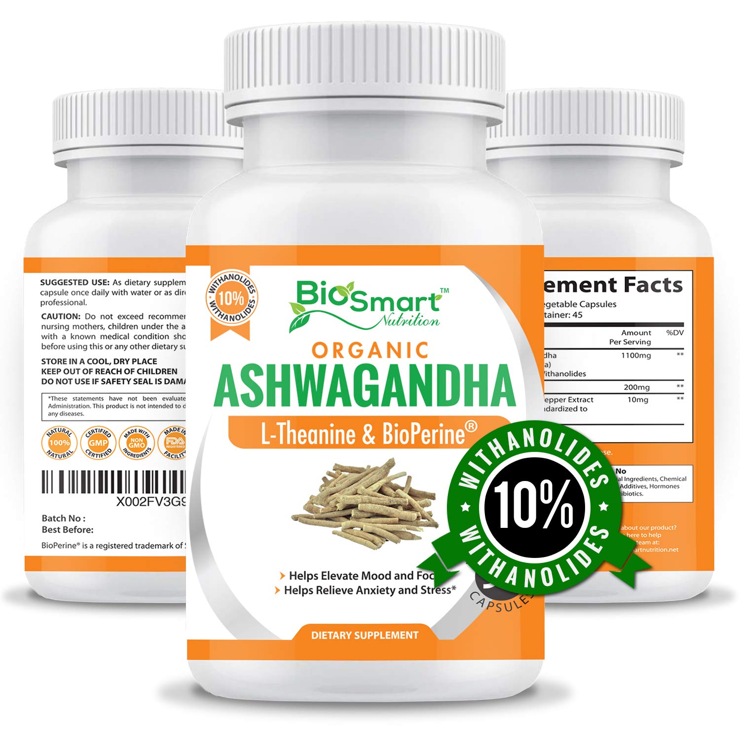 Organic Ashwagandha Capsules...B083845W81 | Encarguelo.com