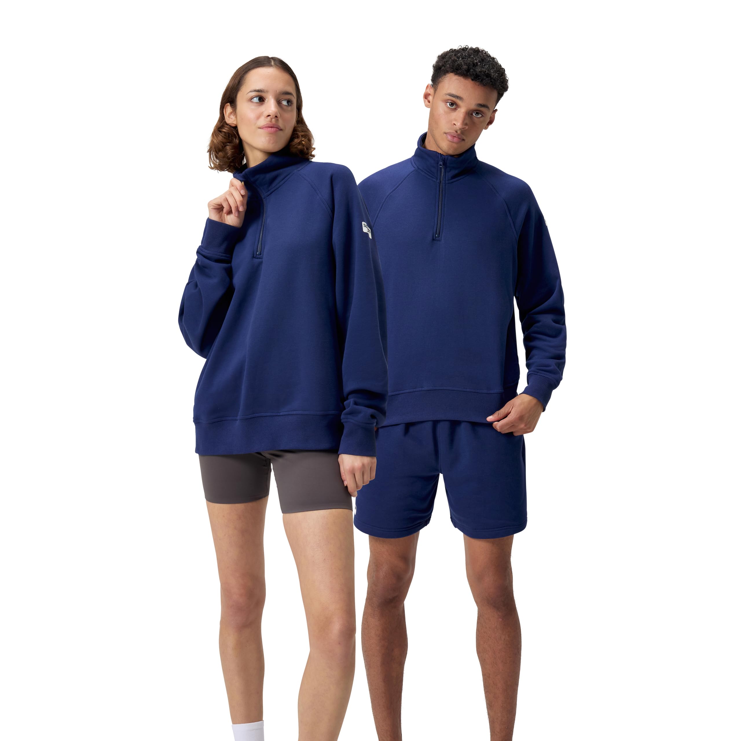 Unisex-Adult Sweatshirt Quarter Zip Pull Over Team Warm Up