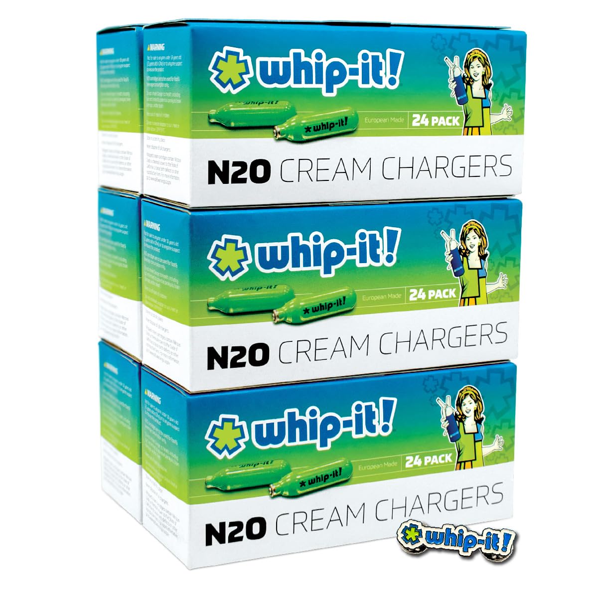 Whip-It! Originals 24 Pack Mastercase Mystery Gift