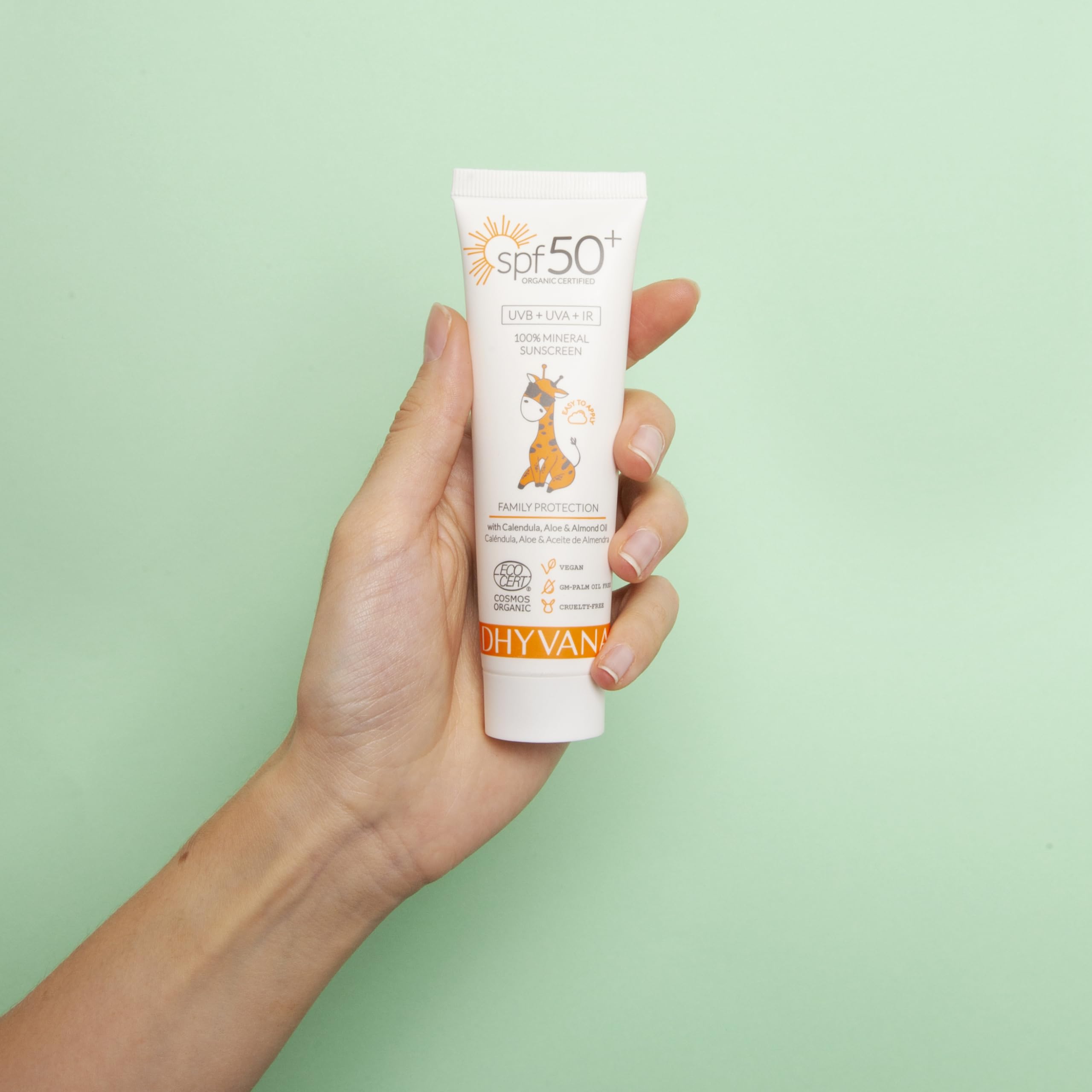 Sonnenfilter SPF50PLUS Kinder 100% Mineral und Natur.