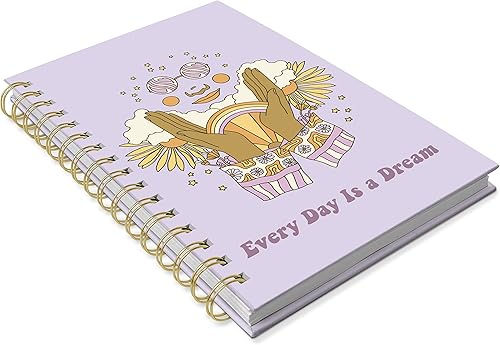 Miniatura 6 de Studio Oh! Cuaderno de espiral de tapa dura mediana para cachorros de 5.75 x 8.75 pulgadas, encuadernación plana de alambre o duradero, cubierta