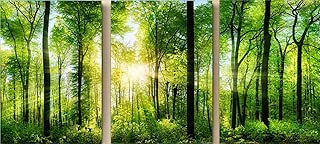 Pack of 3[Wooden Framed] Diy Oil Painting Paint by Number Kit for Adult Home Decor Wall Pic Value Gift-Lush Tree 16x20 Inch - coolthings.us